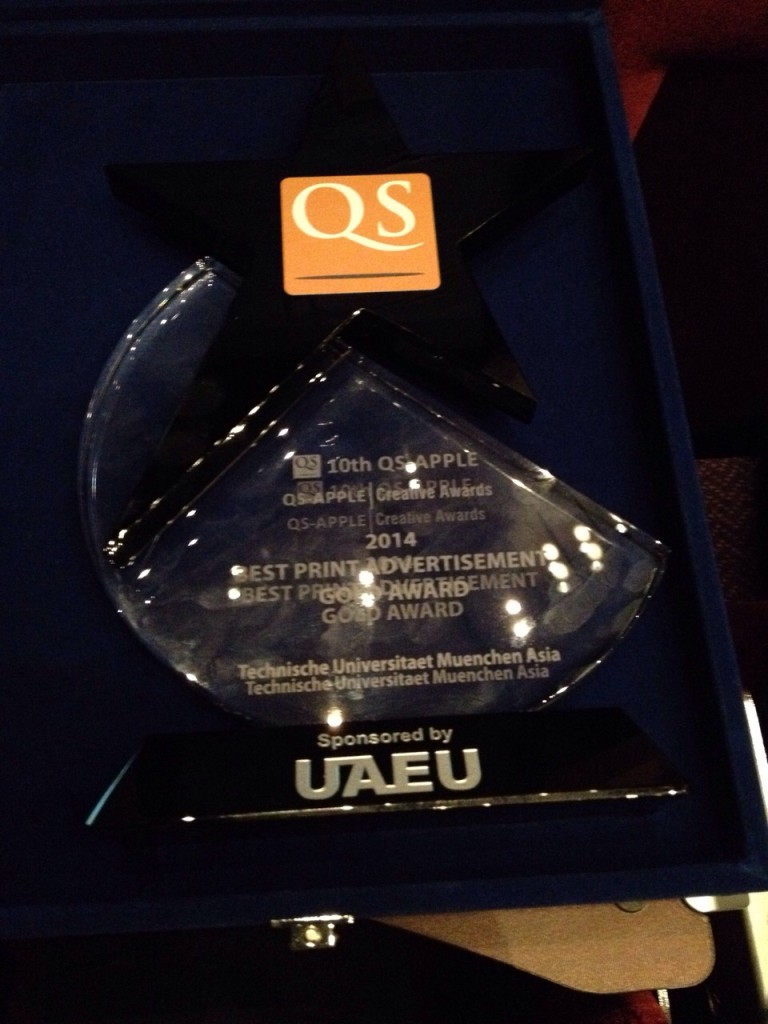 QS APPLE TUM Asia Award
